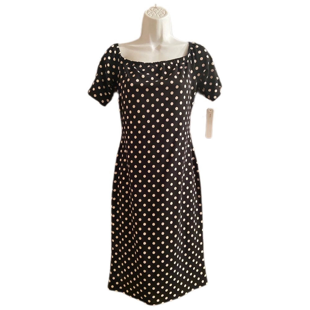 Karen T Design NWT A-Line Polka Dot Dress, Size L